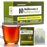 10 mushrooms and herbal tea blend