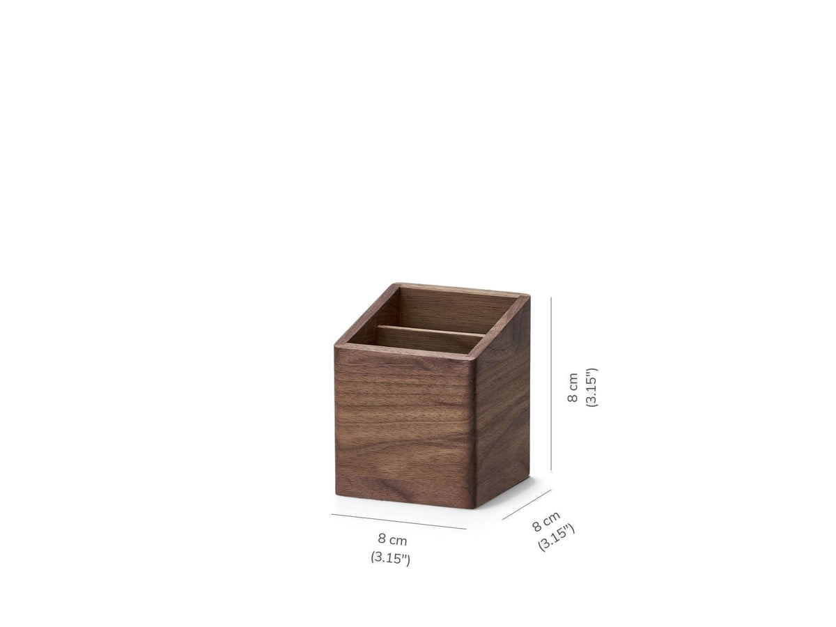 Stiftehalter aus Massivholz mit Korkboden – Bild 5
