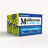 Brain boost mushroom coffee mix with Cordyceps and Lion's mane