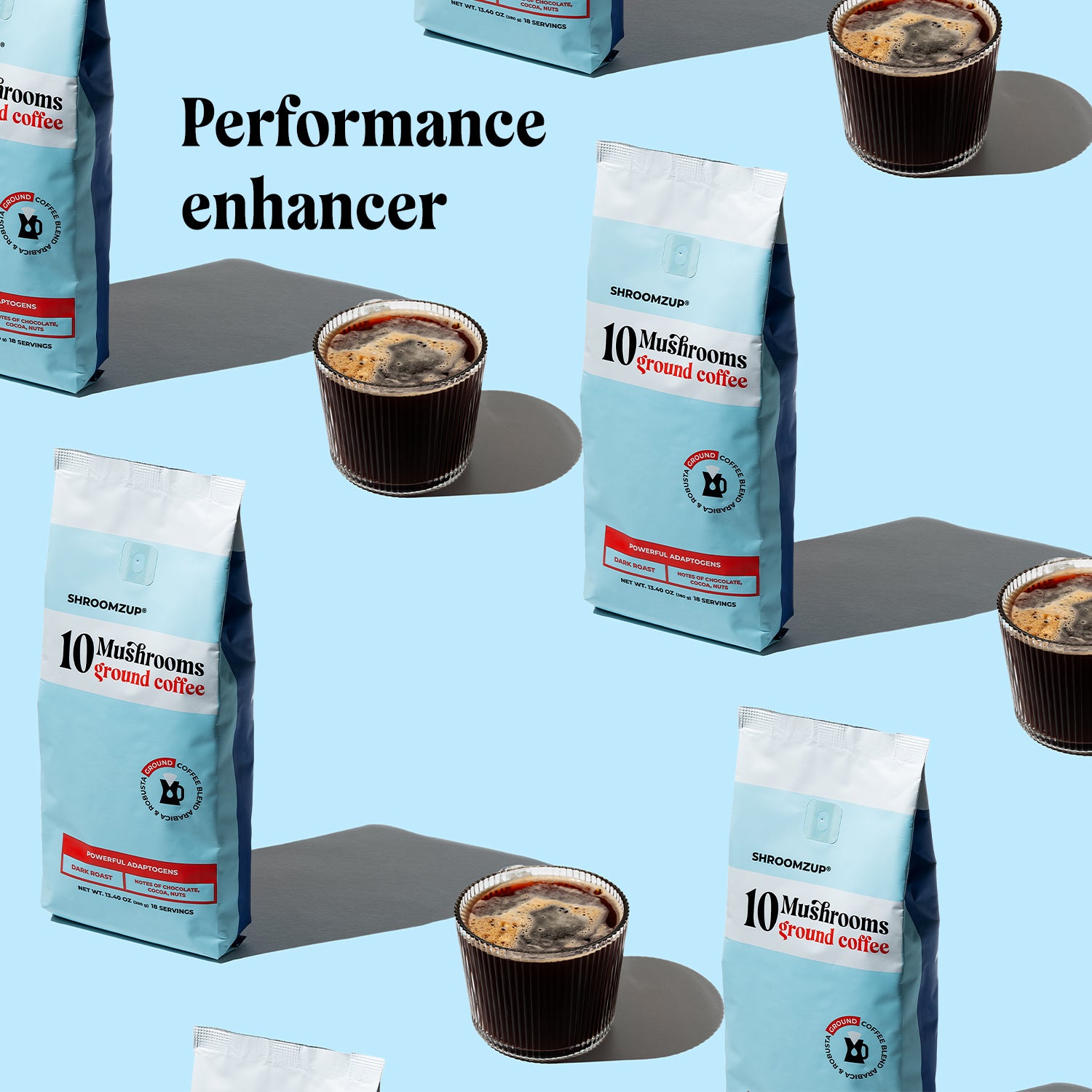 10 Mushrooms Ground Coffee