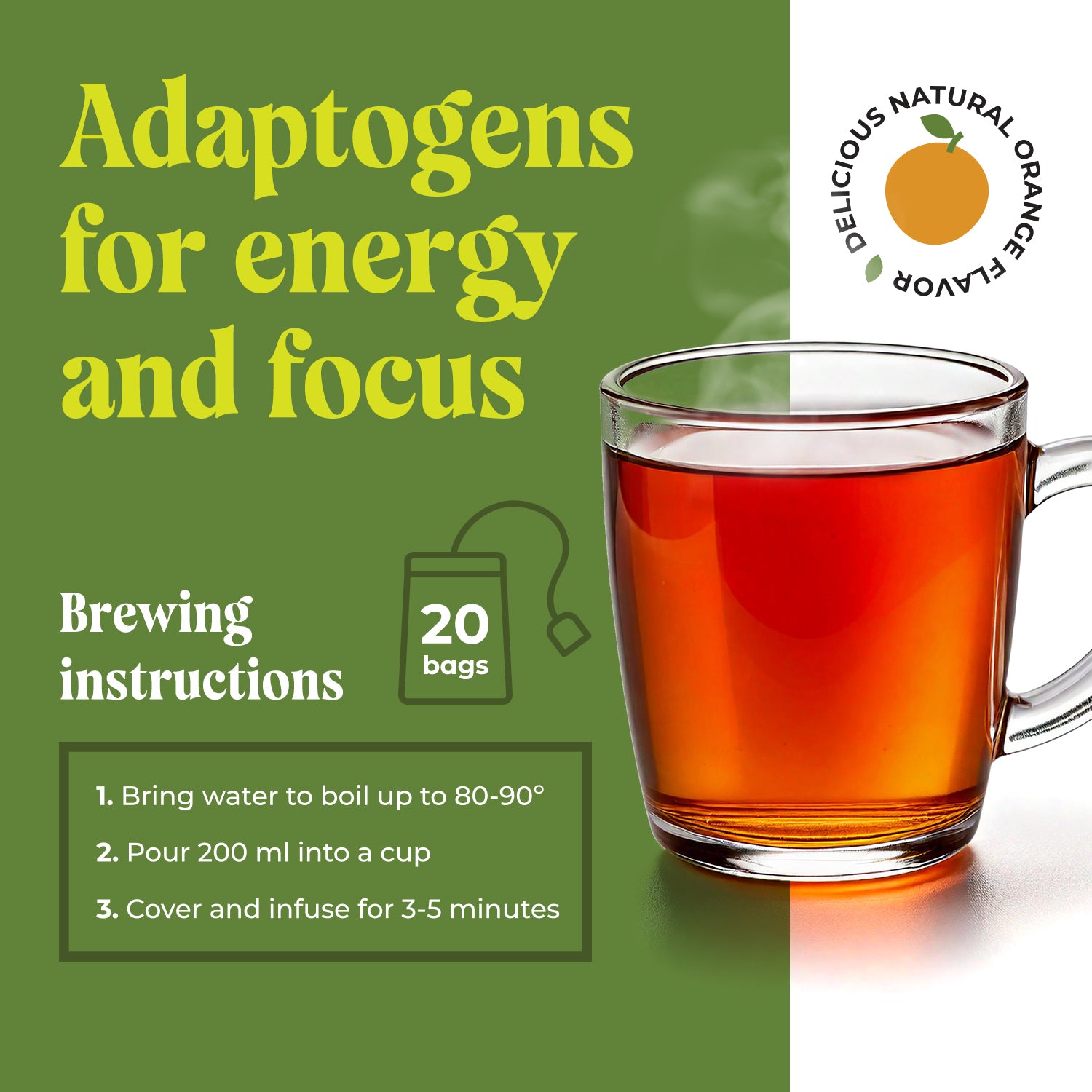 10 mushrooms and herbal tea blend