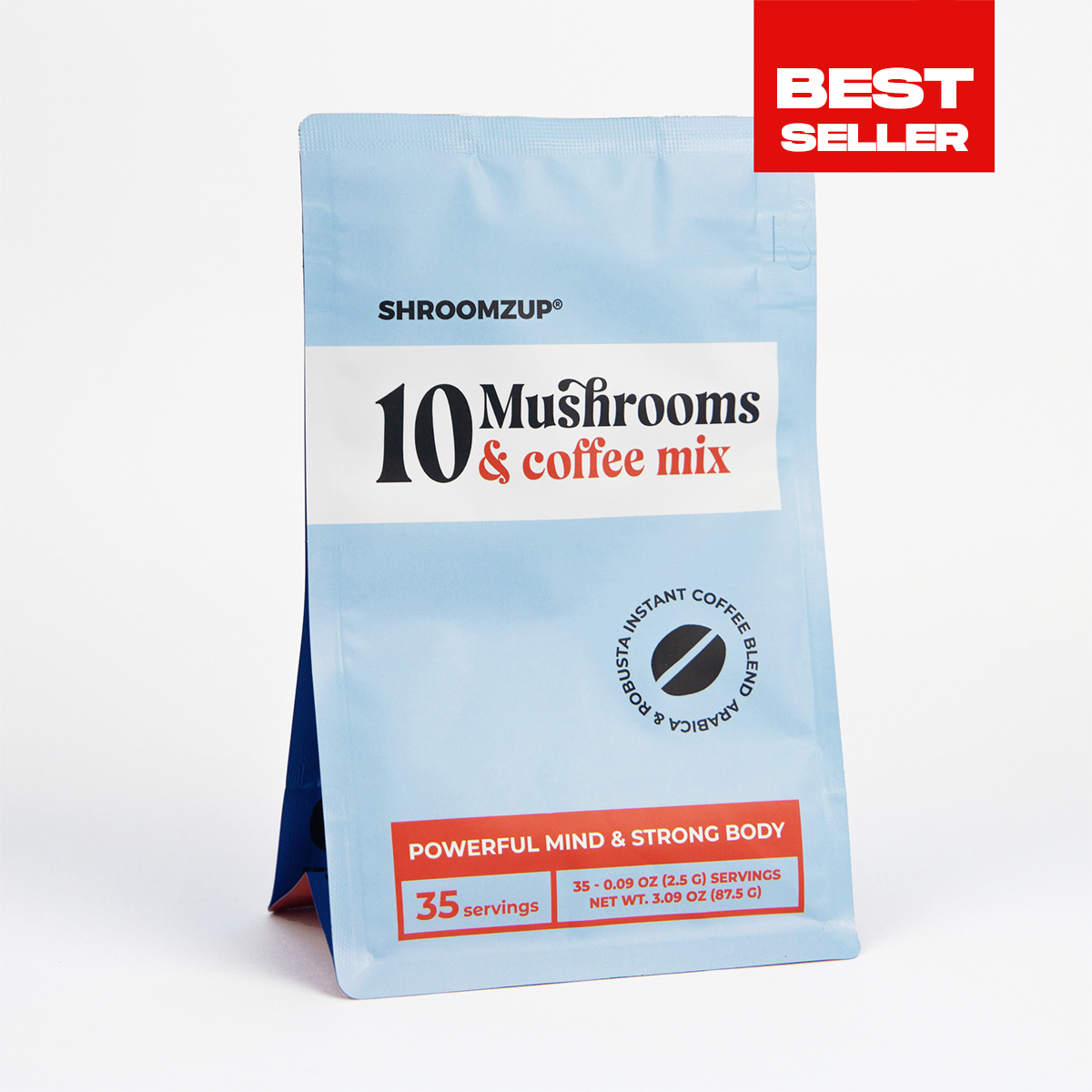 10 Mushrooms Coffee Mix Pouch – Shroomzup