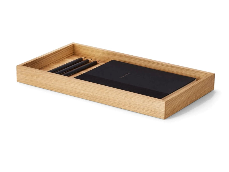 Tiefe Ablageschale aus Holz