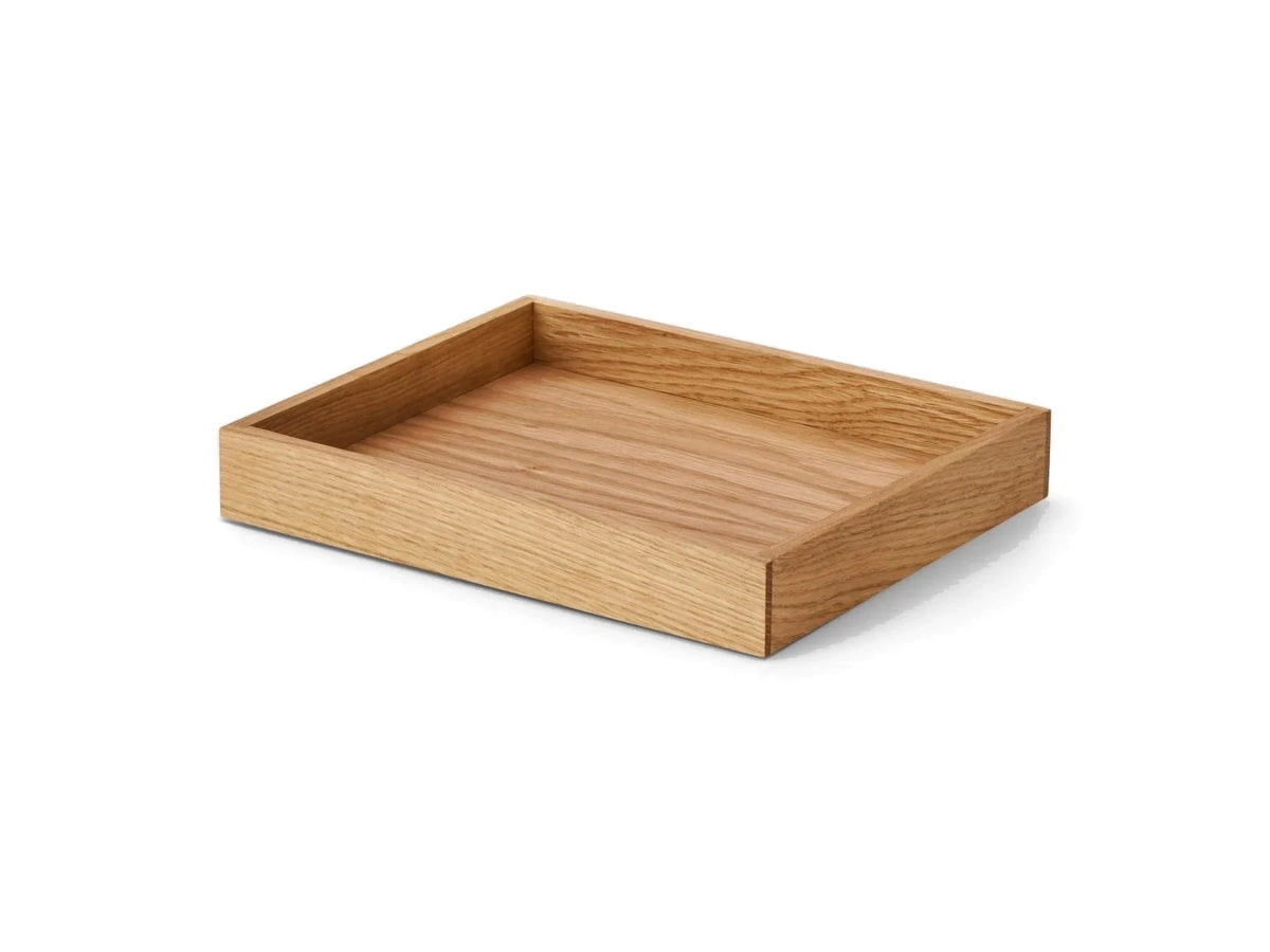 Tiefe Ablageschale aus Holz – Eiche, Mittel