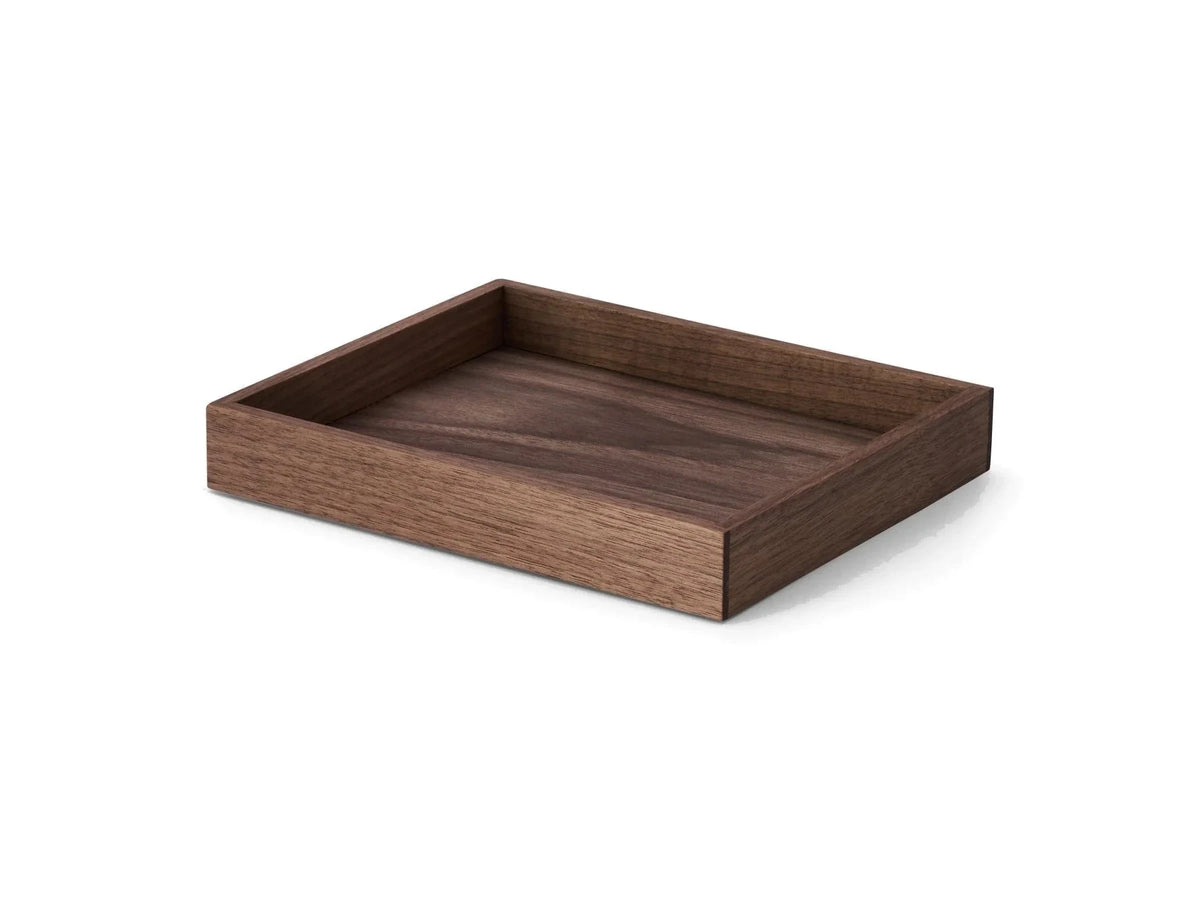 Tiefe Ablageschale aus Holz – Walnuss, Mittel